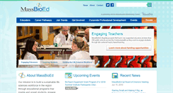 Desktop Screenshot of massbioed.org